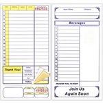 Emergency Kit Guest Checks, 100 Pkg